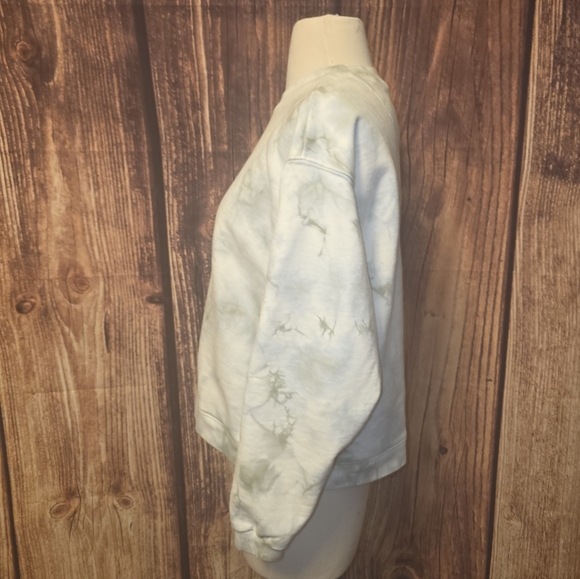 Madewell Tie Dye Swing Sweatshirt Size XS Gray/White - Picture 4 of 10